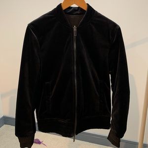 Reversible Suede/Nylon Emporio Armani Men's Jacket